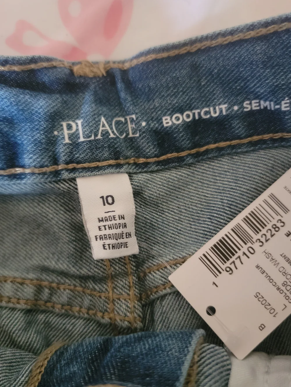 The Children's Place-Blue Flare-Leg Girl Jeans Size 10